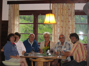 Taufparty auf Gamsstein